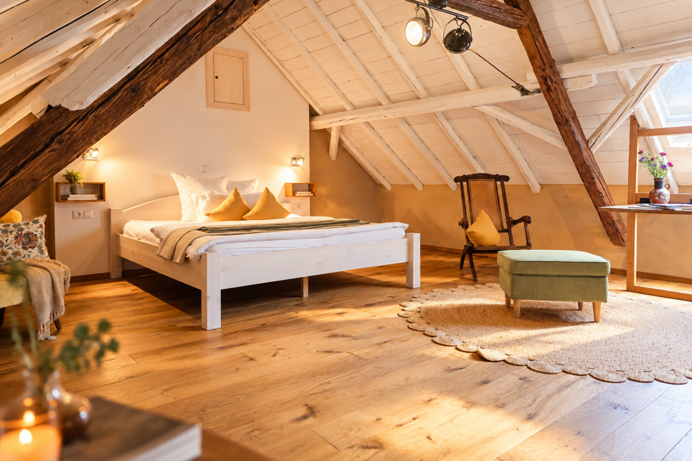 schlafzimmermodern rustic